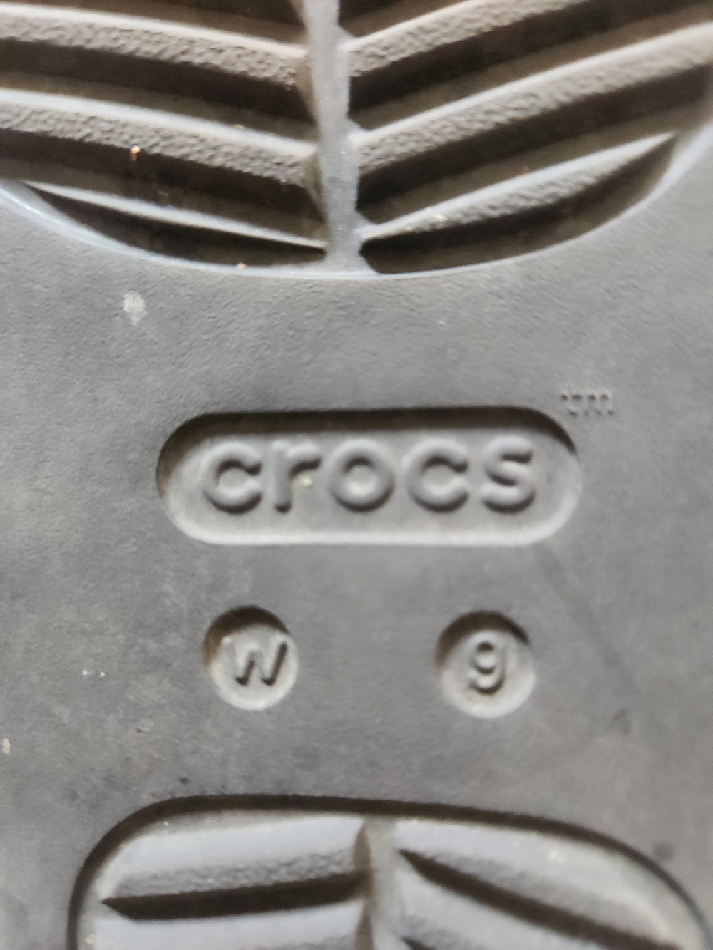 Crocs Black Jeweled Slide Sandals - Picture 3 of 3